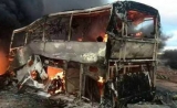 Avtobus yandı, 33 idmançı öldü
