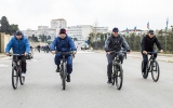 Deputatlar velosiped sürdü - FOTOLAR