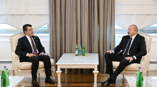 Prezident ICESCO-nun Baş direktorunu qəbul etdi - FOTOLAR 