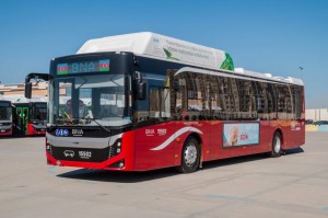 Bakıya 12 metrlik avtobuslar gətirilib – FOTO