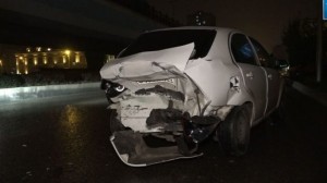 Bakı-Sumqayıt yolunda qəza tıxac yaratdı