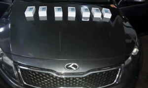 Avtomobildən qanunsuz mobil telefon və aksesuarlar aşkarlanıb