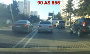 Videosu yayılan daha bir sürücü cərimələndi - VİDEO