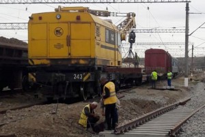 Hacıqabul stansiyasında yeni yoldəyişənlər quraşdırılır – FOTO