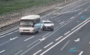 Aeroport yolumda daha bir dəhşətli qəza: taksi avtobusla toqquşdu və... REAL VİDEO