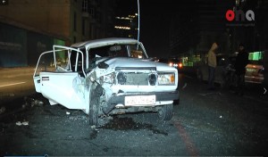 Dəniz limanı yaxınlığında yol-nəqliyat hadisəsi