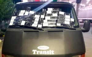 Avtomobildən qanunsuz siqaretlər aşkarlanıb - FOTO