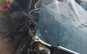 Tərtərdə polis qəzaya düşdü - Etibarnaməsiz sürürmüş...