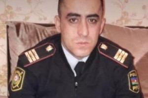 Abşeronda özünü asan polisin FOTOSU