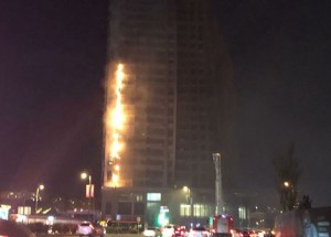 “Trump Tower”də yenidən yanğın başladı 