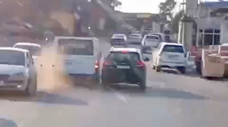 “Boksol yolu”nda qarşıdan gələn maşınları vecinə almayıb qəza törətdi   - VİDEO