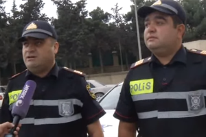 Yol polisi əməkdaşları rayondan paytaxta qaçırılan qızı xilas etdi - VİDEO