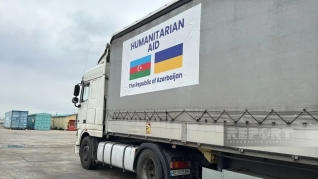 Azərbaycan Ukraynaya humanitar yardım göndərildi - FOTO