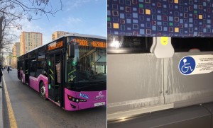 20-dən artıq avtobusda spirt qablarına ziyan vurulub - FOTO