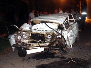 Yolu keçən piyadanı avtomobil vurub - Sarayda