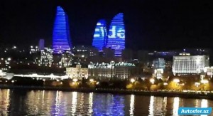 Prezidentin “Biz birlikdə güclüyük” şüarı “Alov qüllələri”ndə - FOTO