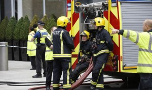 Hava limanı yaxınlığında güclü yanğın
