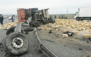 “Kamaz” hasara çırpıldı - Sürücü öldü