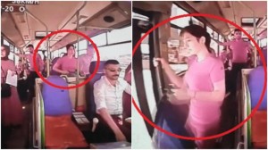 Gənc qız hərəkətdə olan avtobusdan düşərək öldü – VİDEO