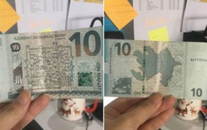 Təzə 10 manatı mağazada saxta pul bildilər