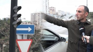 Başıbəlalı Babək prospekti: Bu dəfə də işıqforlar işləmir - VİDEO