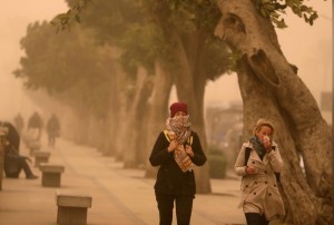 Misirdə qum fırtınası: 5 ölü - FOTO