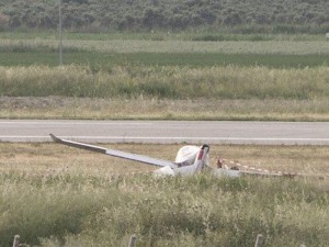 Təlim təyyarəsi qəzaya uğrayıb