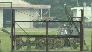 Helikopter eniş zamanı qəzaya uğrayıb - VİDEO