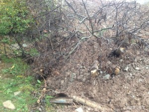 İsmayıllıda torpaq sürüşməsi baş verib - FOTO