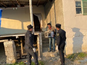 Hacıqabul polisi 40 ailəyə ərzaq payladı - FOTO