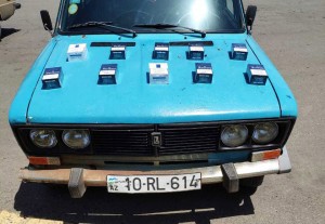 Avtomobildən qanunsuz siqaretlər aşkarlanıb - FOTO