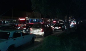 Binəqədi yolunda “həyat donub” – tıxac var – FOTO