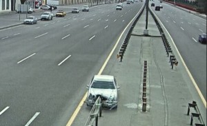 Bakıdakı dəhşətli qəzaların görüntüsü yayıldı  - VİDEO 16+