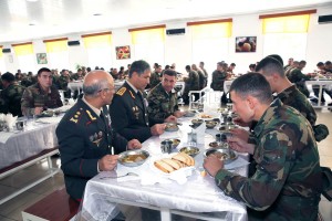 Vilayət Eyvazov “N” saylı hərbi hissədə olub - FOTO