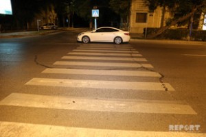 Yolu keçmək istəyən piyadanı maşın vurub - Yasamalda