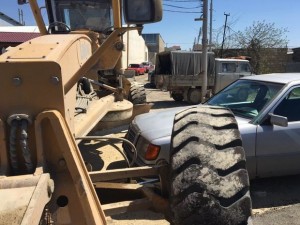 Bakıda sürücü yolun bağlanmasına belə reaksiya verdi – FOTO