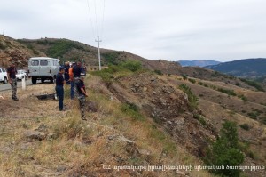 Şuşada yol qəzası: iki erməni ölüb - FOTO