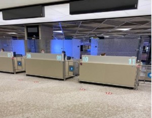 Pekindən Azərbaycana gələn sərnişinlər hava limanında koronavirusla bağlı yoxlanılıb - VİDEO