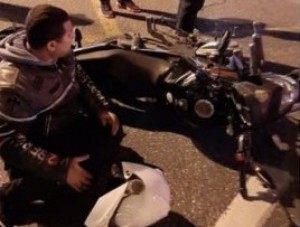 Bakıda iki motosiklet toqquşdu, xəsarət alan var