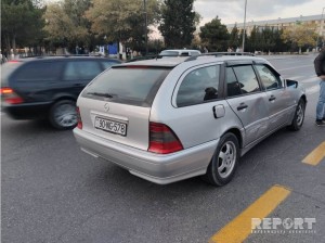 Sumqayıtda iki avtomobil toqquşub - FOTO