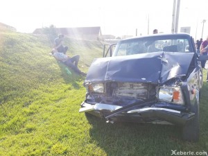 Sumqayıtda baş verən qəzanın görüntüləri yayıldı - VİDEO