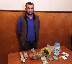 Astarada polis əməliyyat keçirdi: narkotacir yaxalandı - FOTO