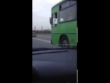 Bakıda 130-la «uçan» avtobus - VİDEO