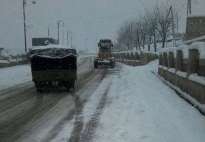 Masallı-Yardımlı yolunda avtomobillərin hərəkəti bərpa olunub - FOTO+VİDEO