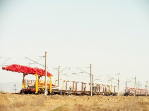 Muğan-Qarasu mənzilində 9,3 km dəmir yolu əsaslı təmir olunur - FOTO