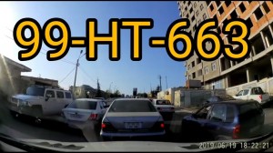 Abşeronu alt-üst edən taksi sürücüsü - 99 HT 663 - VİDEO