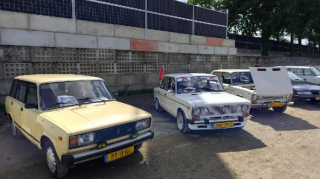 Avropanın ortasında sovet avtomobilləri ekspozisiyası - FOTOLAR