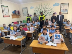 Sabunçudakı məktəblərdə “Diqqət, uşaqlar!” aylığı çərçivəsində görüşlər keçirilib - FOTOSESSİYA 