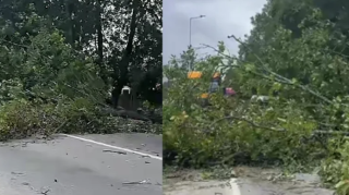 Quba-Bakı yolu BAĞLANIB - VİDEO 