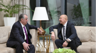 İlham Əliyev Tacikistan Prezidenti ilə görüşüb 